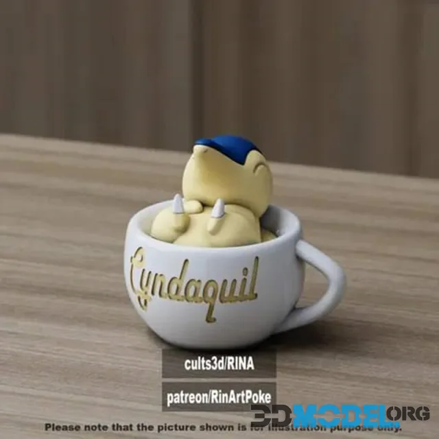 Cyndaquil chill cup – Printable
