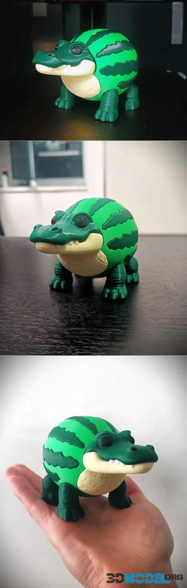 Glorbo fruttodrillo articulated toy – Printable