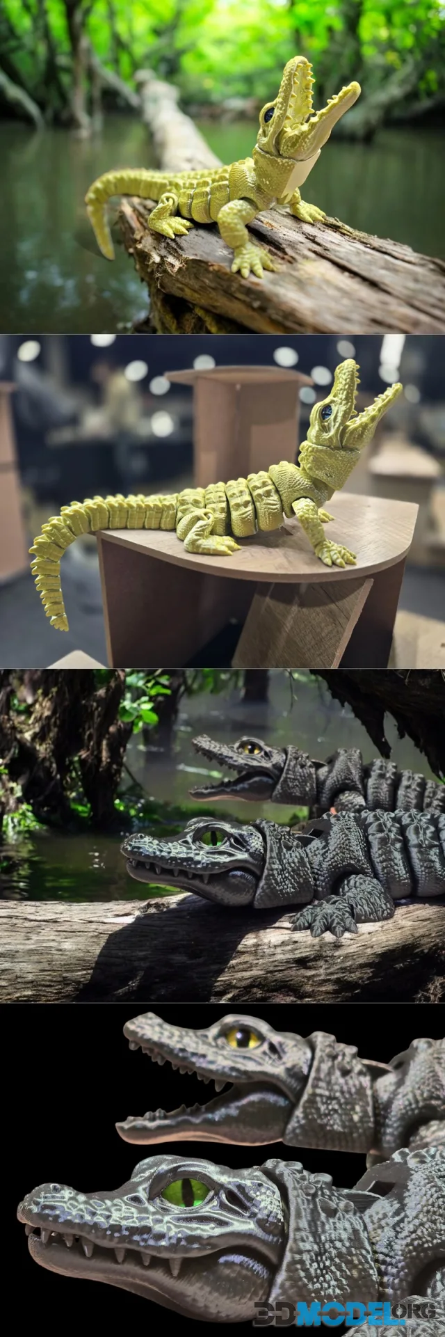 Articulated Alligator - Flexi reptile – Printable