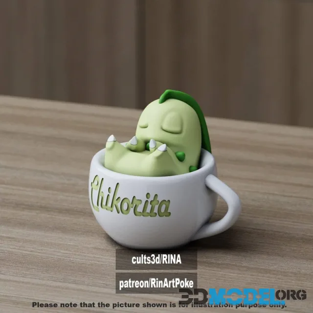 Chikorita chill cup – Printable