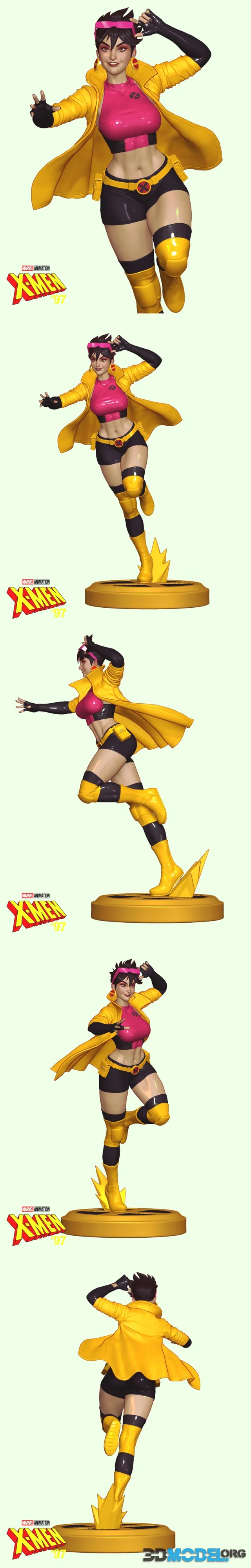 Abe3D - Marvel - Jubilee – Printable