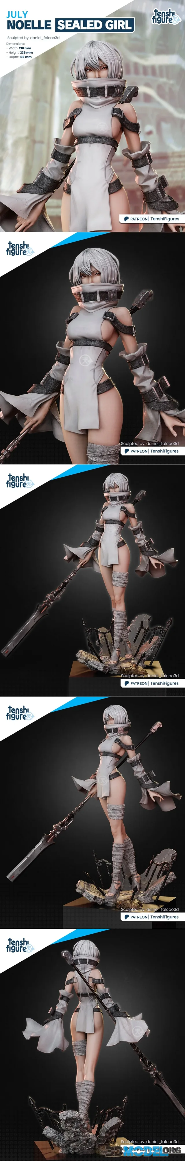 Tenshi Figures - Nier - Noelle – Printable
