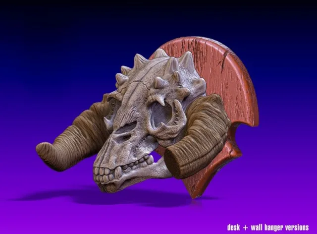 Hex3D - Tauntaun Skull – Printable
