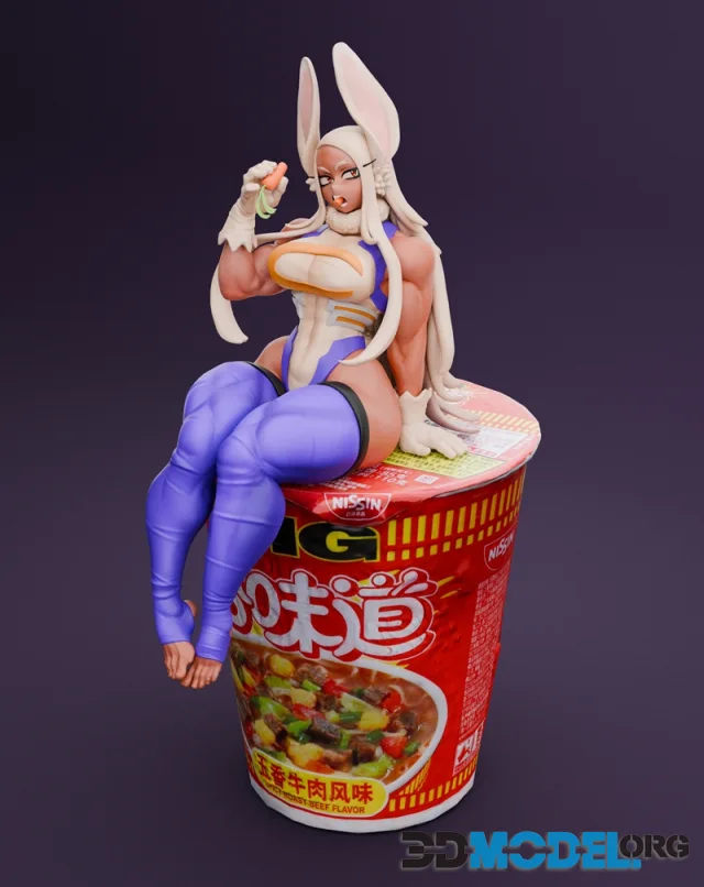 Heraldo Sculpts - Mirko Noodle Sit – Printable