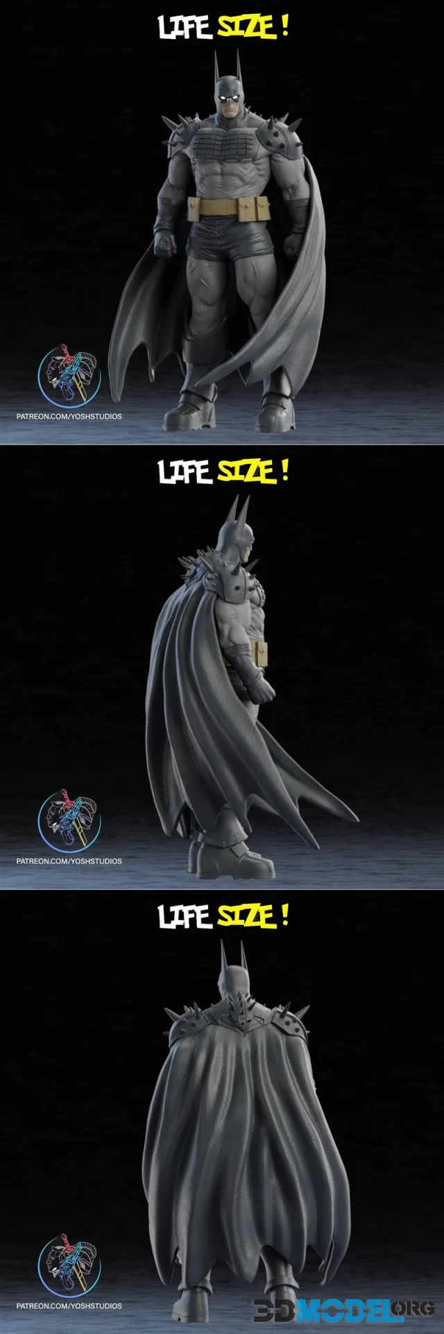 Life Size Absolute Batman – Printable
