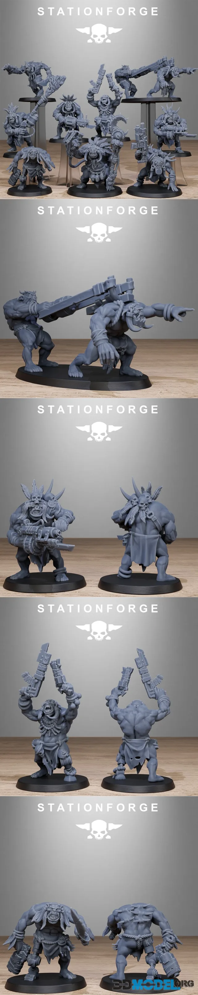Station Forge - Orkaz Tribal Infantry – Printable