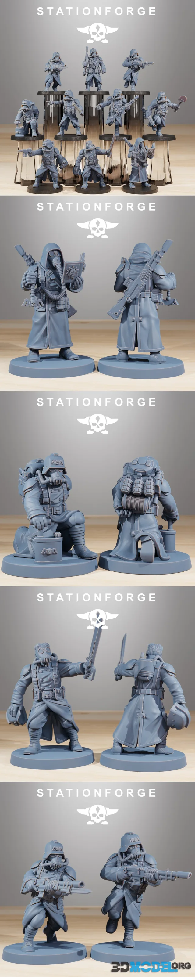 Station Forge - GrimGuard Acolytes – Printable