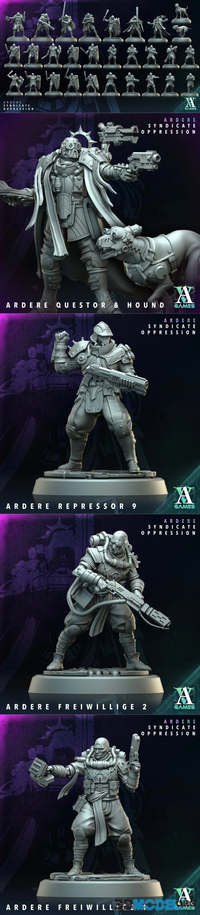 Archvillain Games - Ardere - Syndicate Oppression - Bundle – Printable