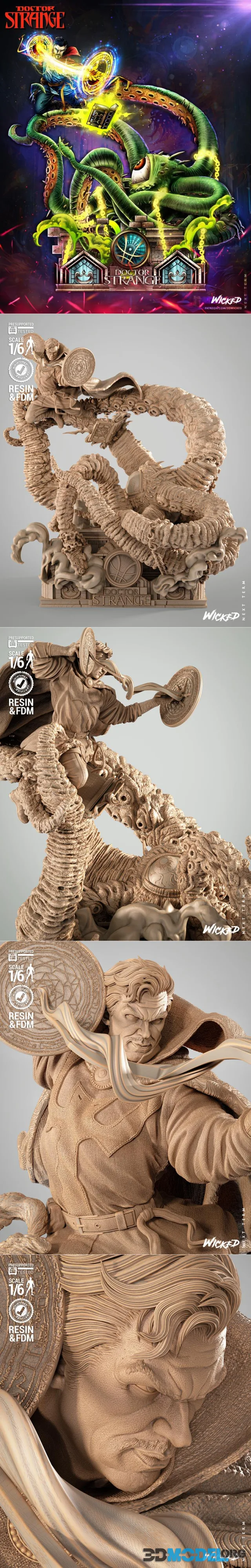 WICKED - Dr Strange & Shuma Gorat Diorama – Printable