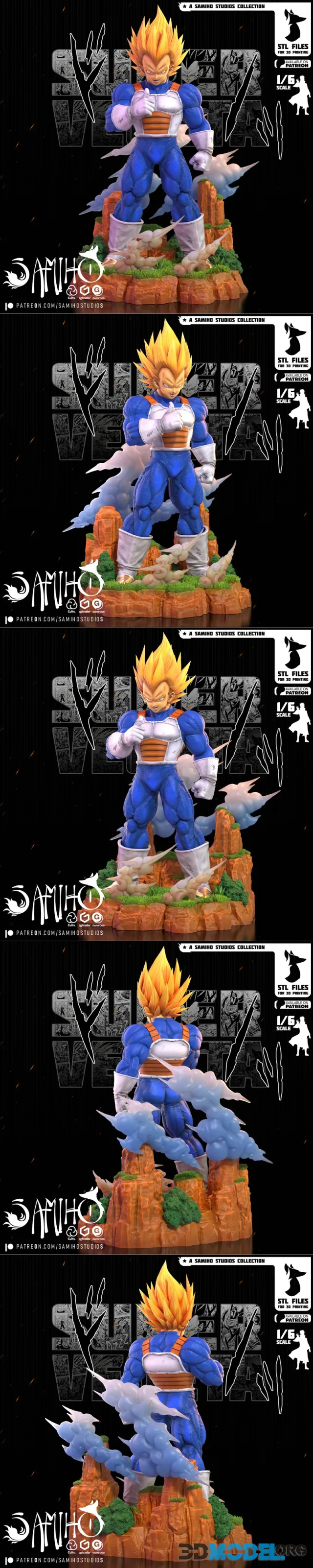 Samiho Studios - Super Vegeta – Printable