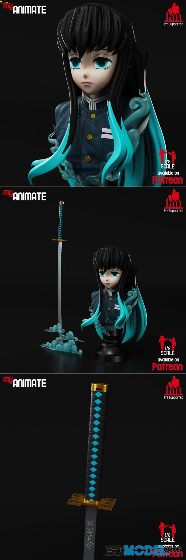 myAnimate - Tokito Muichiro Busto - Kimetsu no Yaiba – Printable