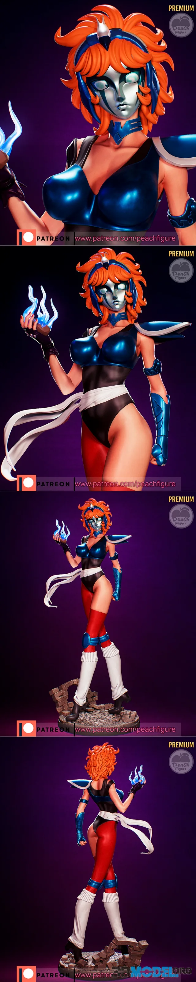 Peach Figure - Marin Saint Seiya – Printable