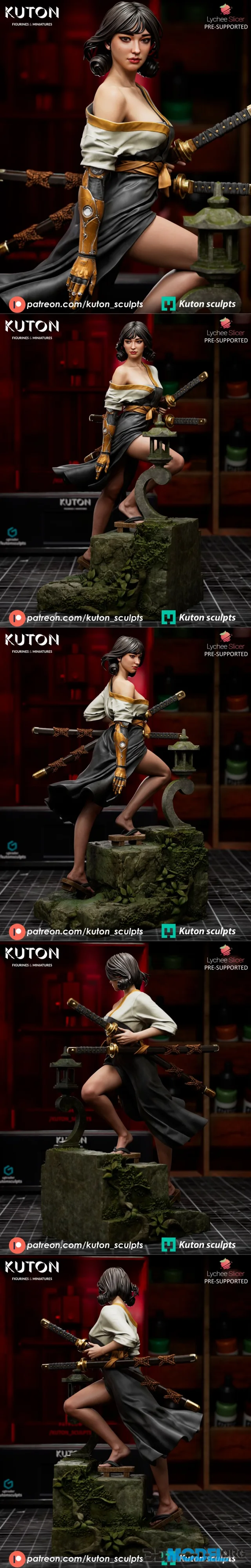Kuton Figurines - Kira Mekai – Printable