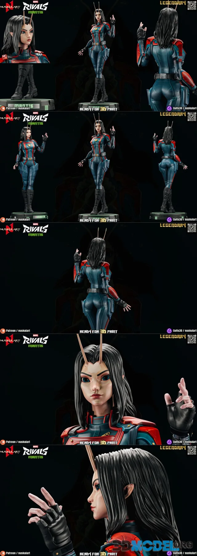 Nuskul Art - Mantis - Marvel Rivals – Printable