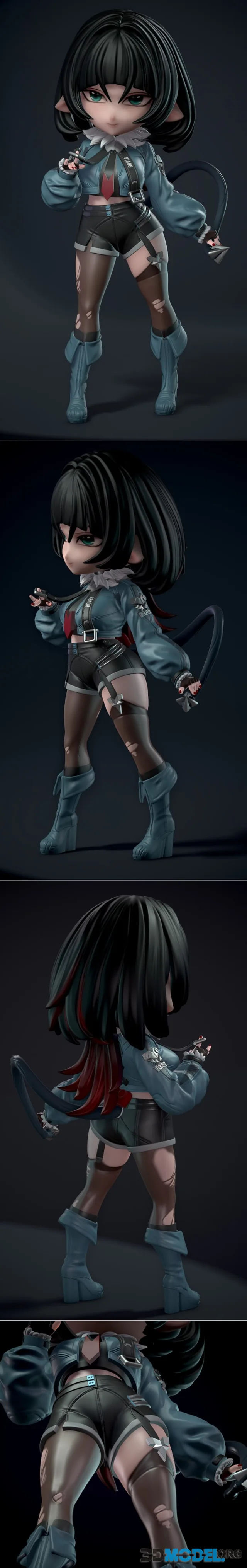 Sylviana sculpt - Chibi Jane Doe – Printable