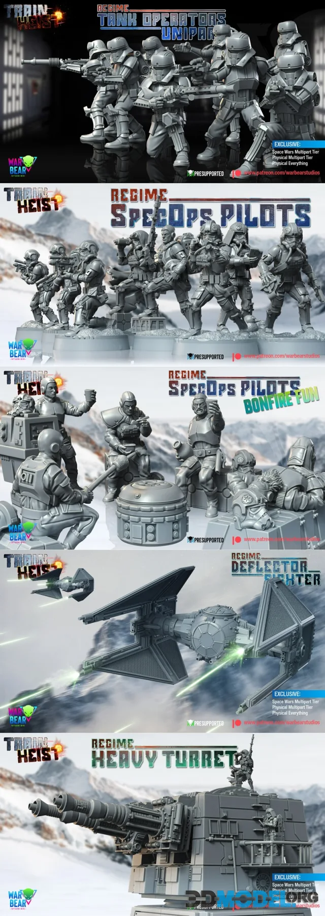 War Bear Studios July 2024 – Printable