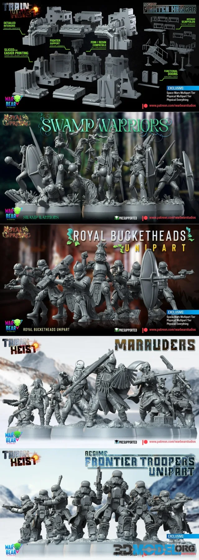 War Bear Studios August 2024 – Printable