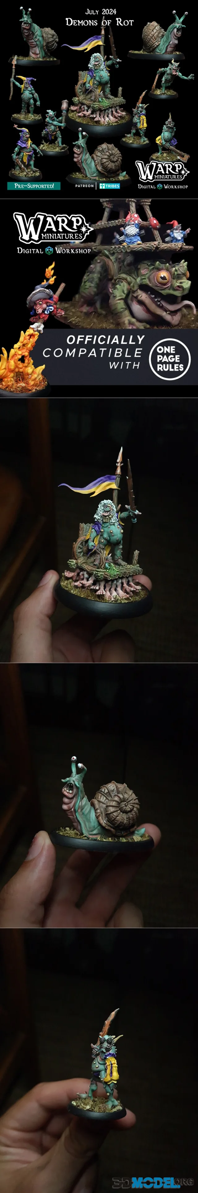 Warp Miniatures - Demons of Rot Pack – Printable