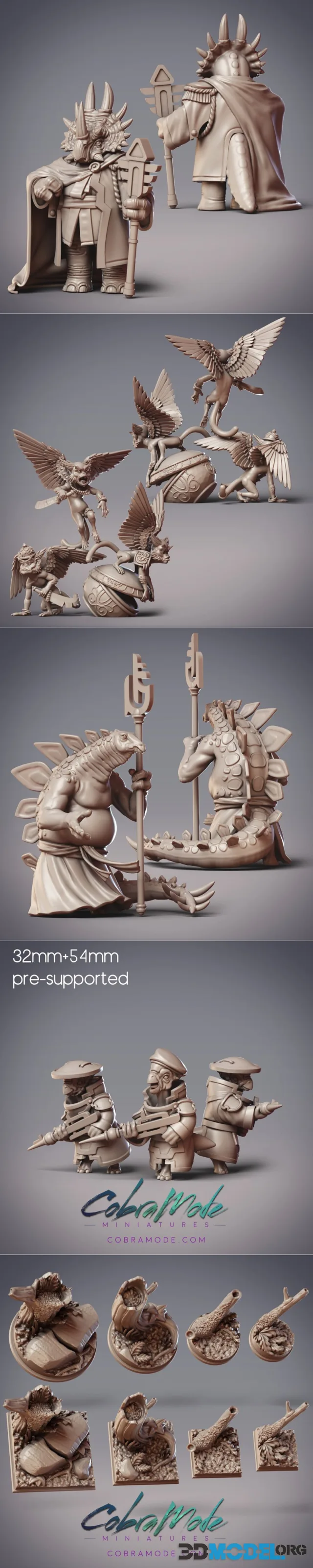 Cobra Mode - Dinosaur Folk May 2025 – Printable