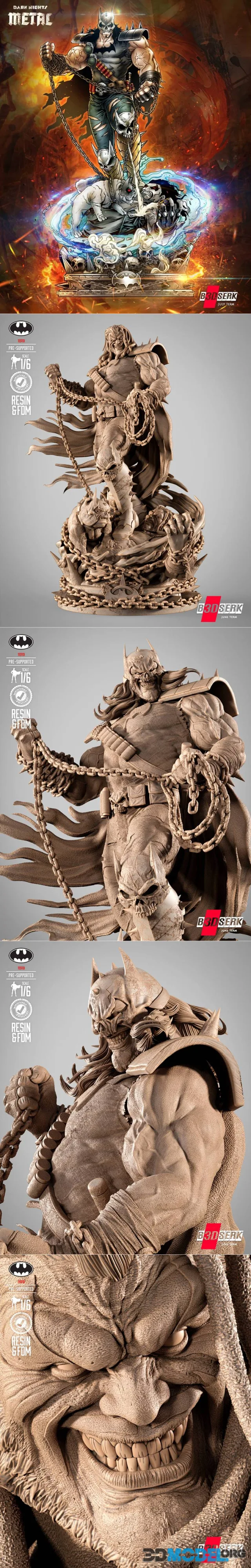 B3DSERK - Batman Who Frags Sculpture – Printable
