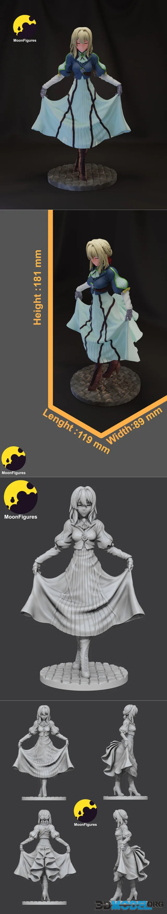 Moon Figures - Violet Evergarden – Printable