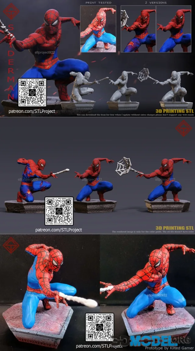STL Project - Spiderman – Printable