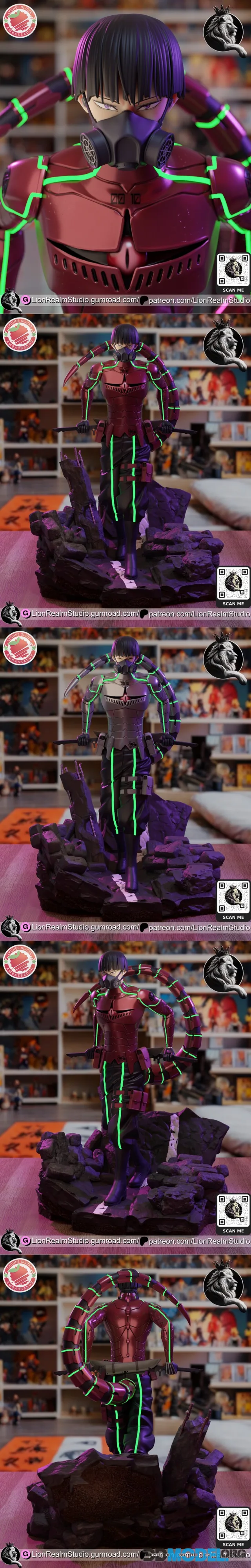 LionRealm Studio - Kaiju 8 - Soshiro Hoshina – Printable