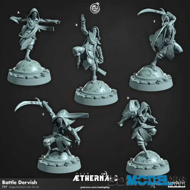 Cast n Play - Battle Dervish – Printable