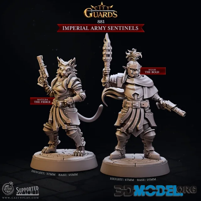 Cast n Play - Imperial Army Sentinels – Printable