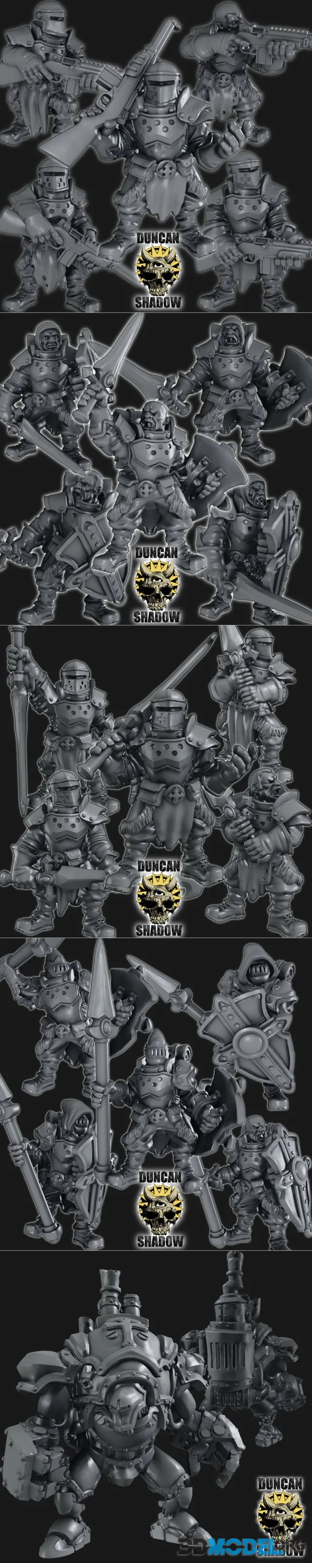Duncan Shadow - Holy Warriors bundle – Printable