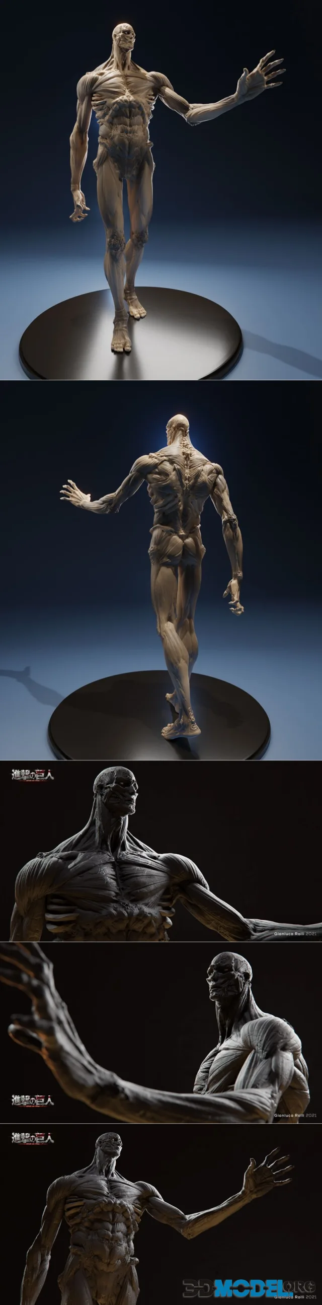 Armin Colossal Titan - Fran Lima – Printable