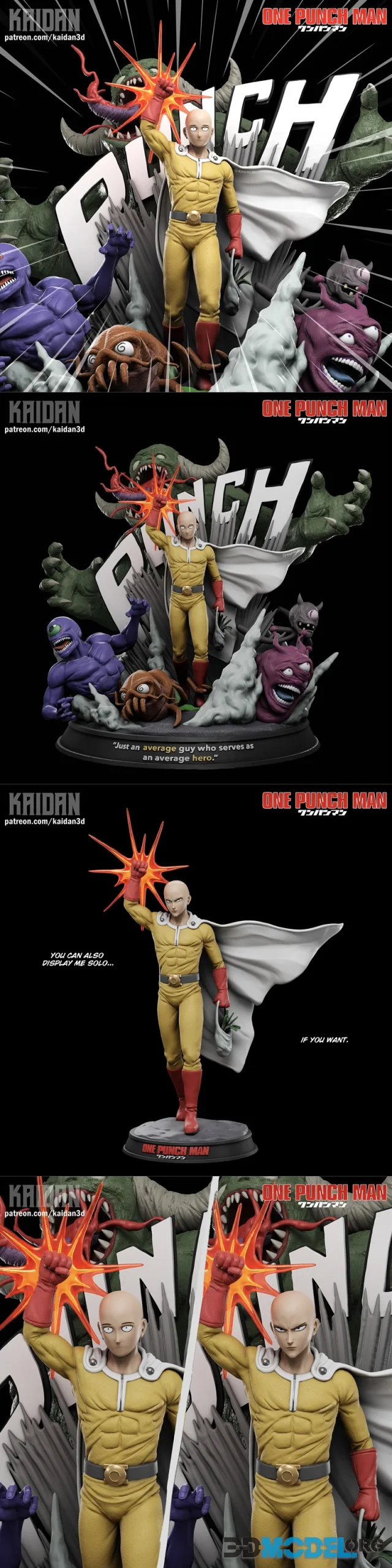 Kaidan - Saitama vs Monsters One Punch Man – Printable