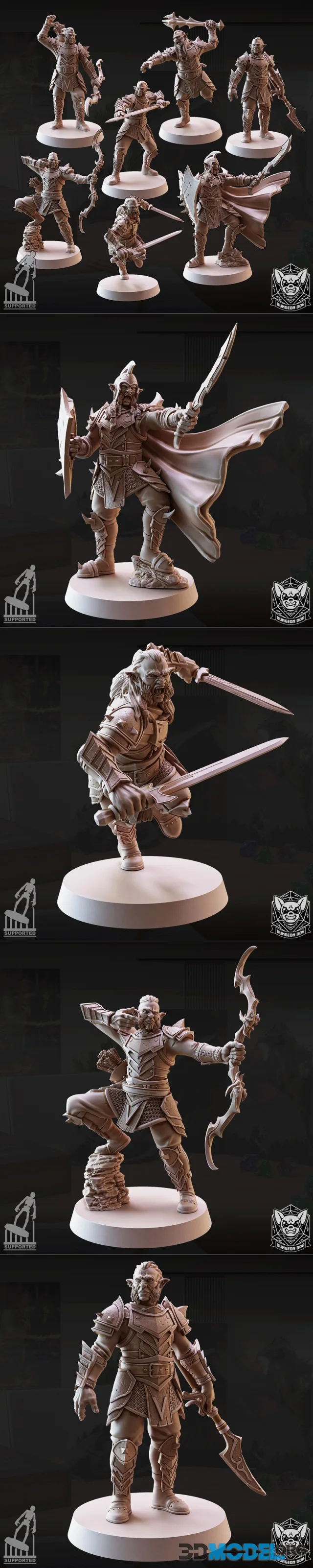Dungeon Dog - Hobgoblin Pack – Printable