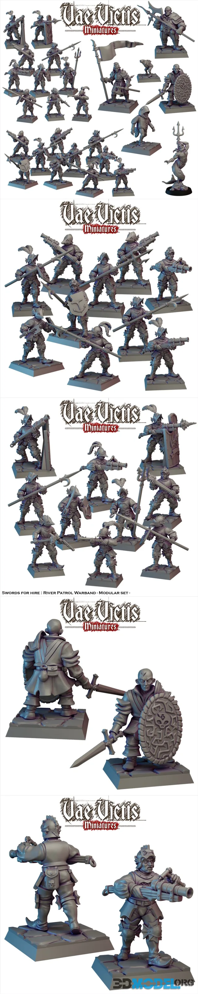 Vae Victis Miniatures - River Patrol April 2025 – Printable