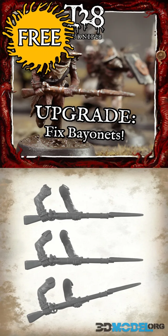 Turnip28 - Fix Bayonets – Printable