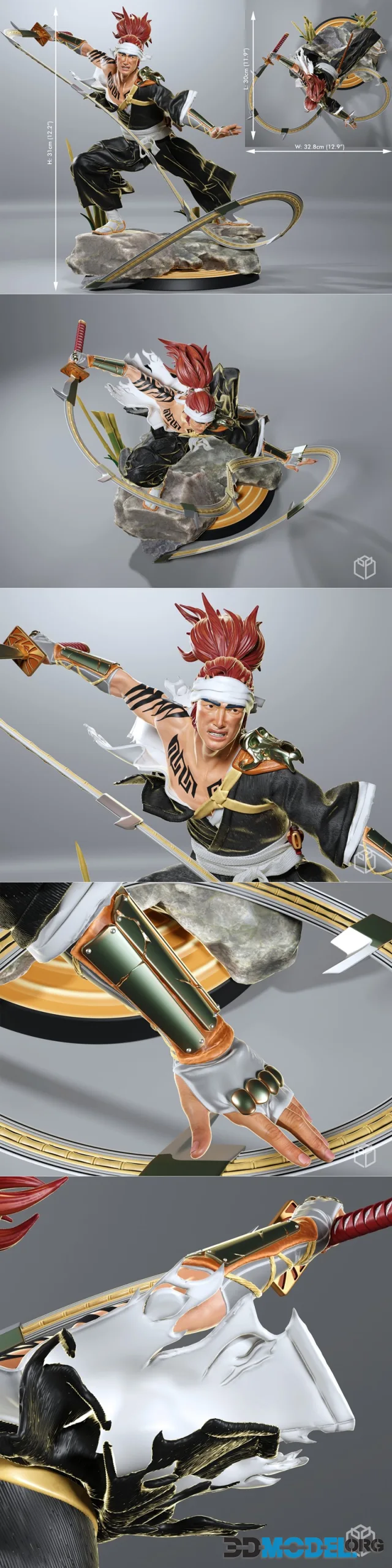 Moyashi studios - Renji Abarai – Printable