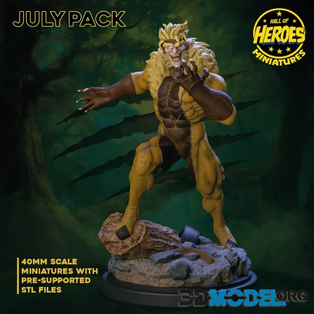 Hall of Heroes Miniatures - The Unstoppable Beast – Printable