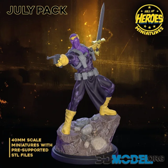 Hall of Heroes Miniatures - Zemo – Printable