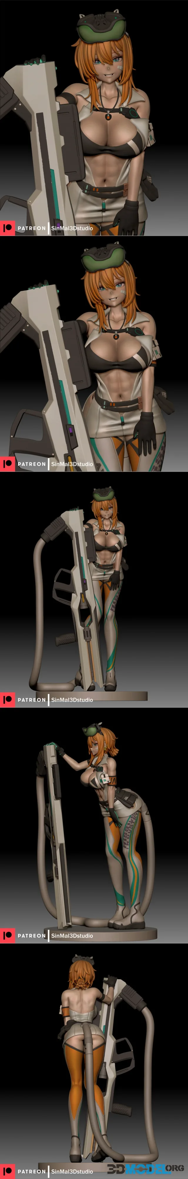 Sin3Dstudio - NIKKE - Maxwell – Printable