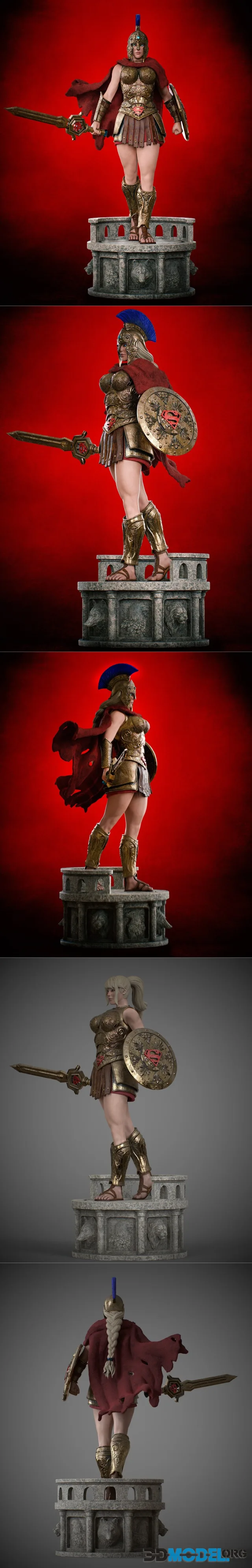 Super girl gladiador – Printable