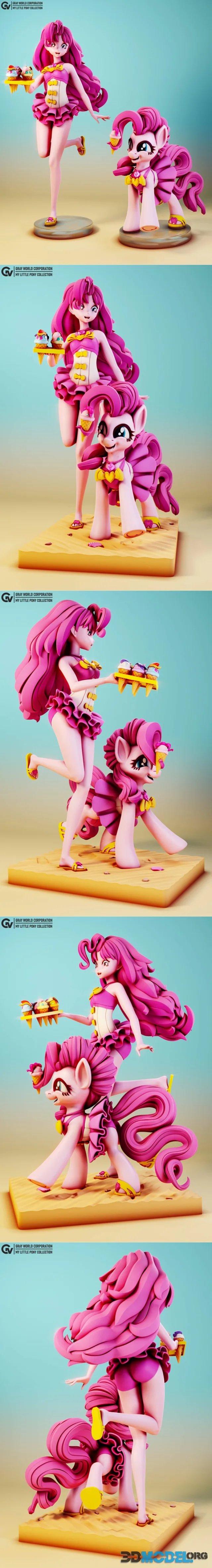 Gray World Corporation - Pink Beach Sand Set  My Little Pony – Printable