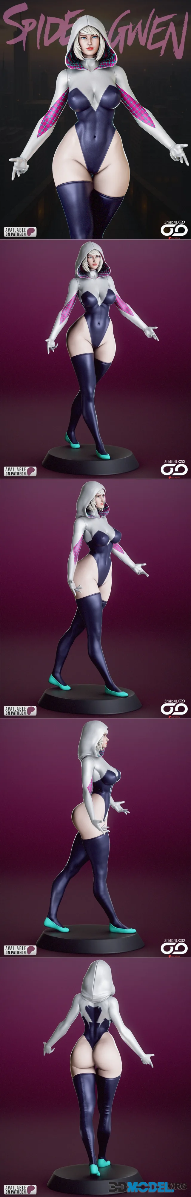 Shadaloo Studios - Spider Gwen – Printable