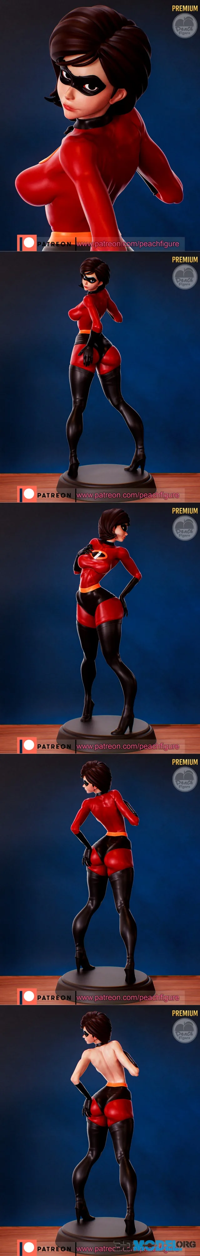 Peach Figure - Mrs. Incredible – Printable