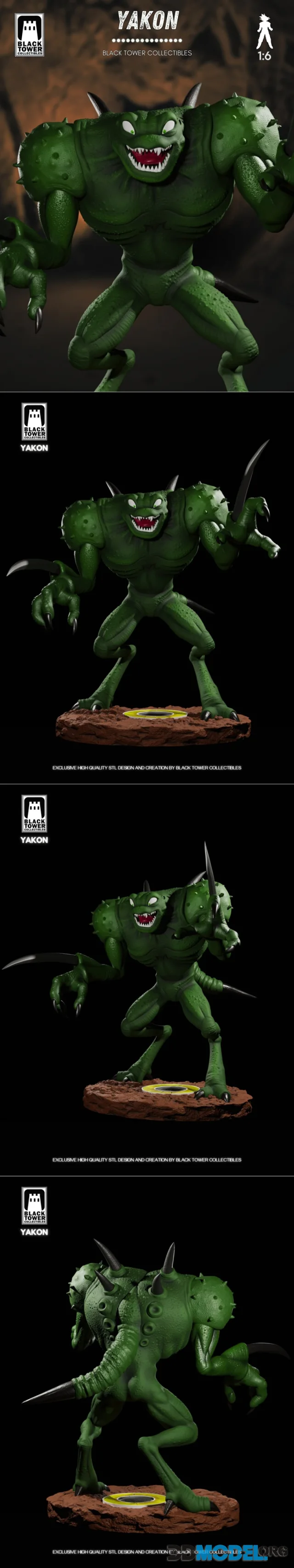 Black Tower Collectibles - Yakon – Printable