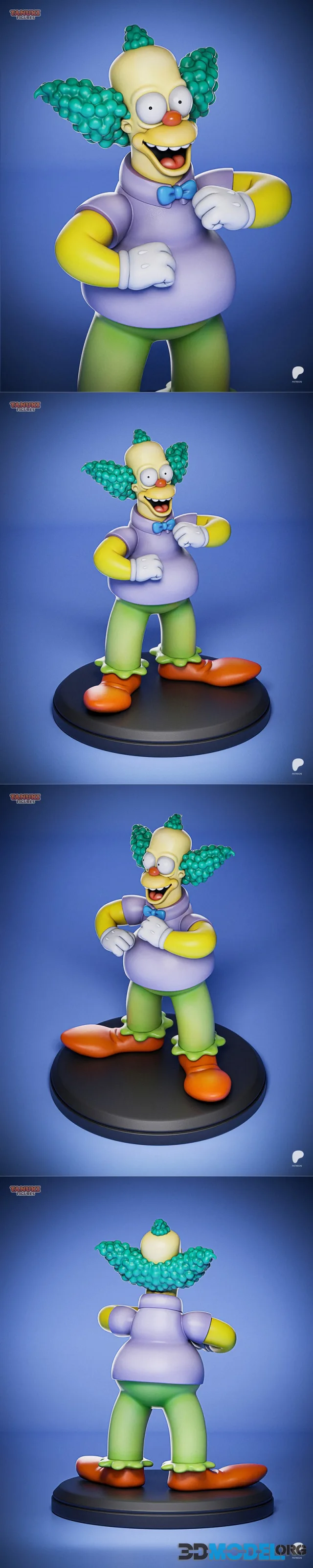 Tanuki Figures - Krusty – Printable