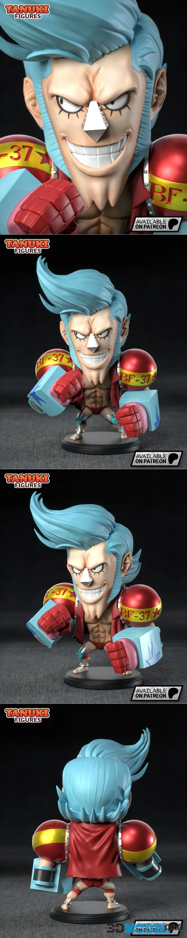 Tanuki Figures - Franky Chibi – Printable