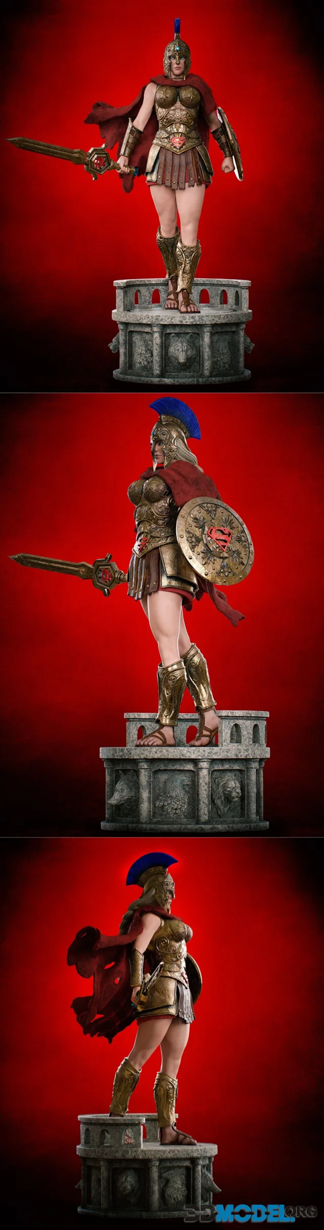 Super Girl Gladiator – Printable