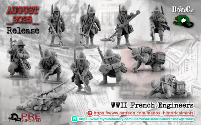 WWII French Engineers – Printable