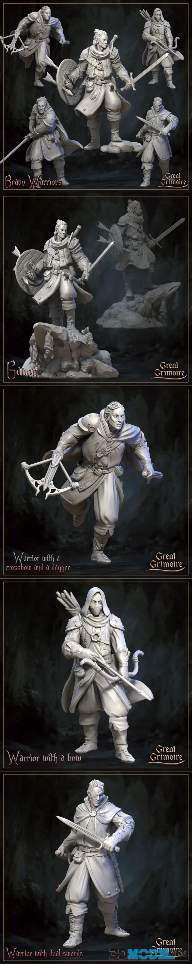 Great Grimoire - Brave Warriors – Printable