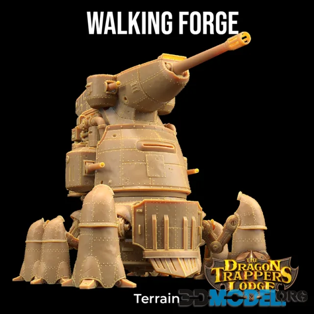 The Dragon Trappers Lodge - Walking Forge Loyalty Model – Printable